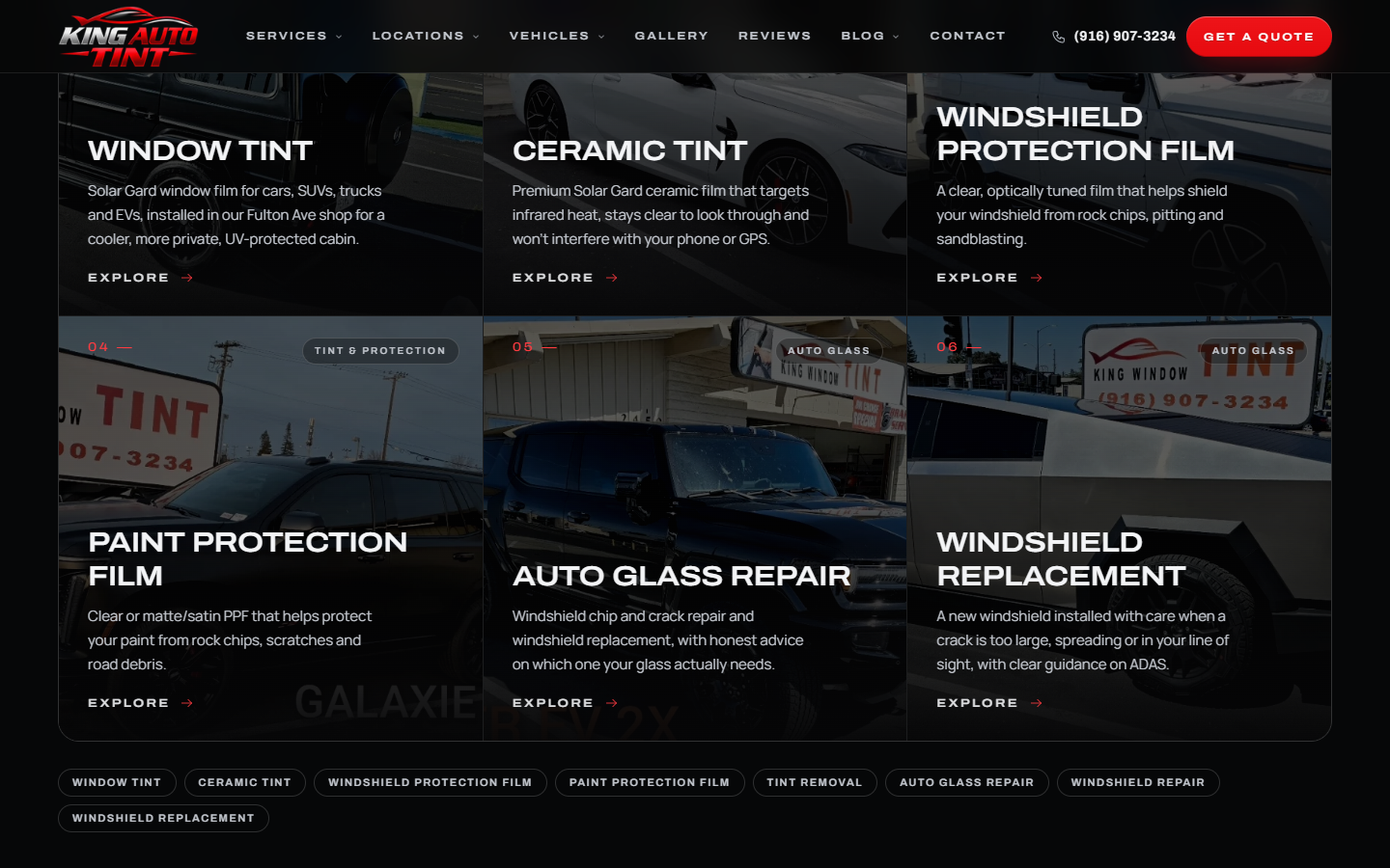 King Auto Tint — section 2