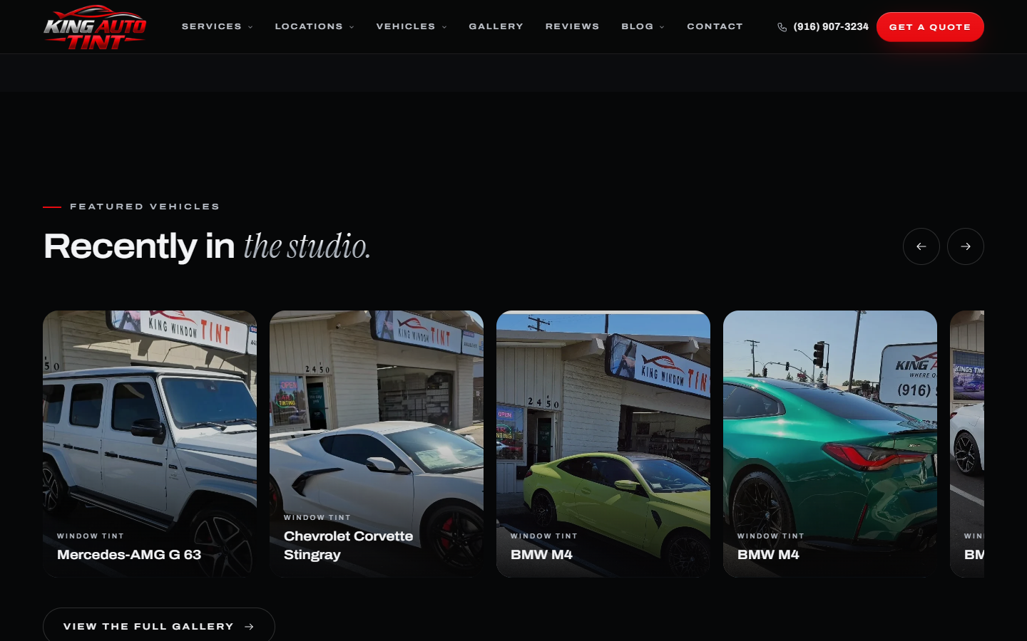 King Auto Tint — section 4